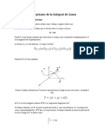 Aplicaciones de Integral de Linea