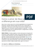 Como o Amor de Deus Pode Fazer A Diferença em Sua Vida