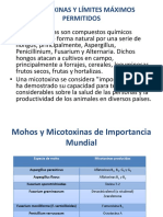 Micotoxinas y Límites Permitidos.