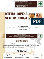 Otitis Media Serosa