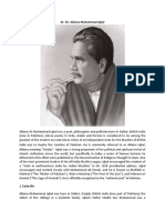 Dr. Sir. Allama Muhammad Iqbal