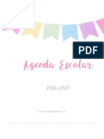 Agenda Escolar 2016-2017 RECUADROS 