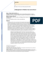 Pain and Symptom Management in Palliative Care and at End of