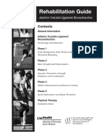 Acl - Rehab - Protocol After Knee Operation