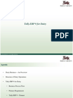 Tally - ERP 9 For Dairy: © Tally Solutions Pvt. Ltd. All Rights Reserved