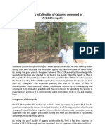 Innovations in Cultivation of Casuarina Developed by Mr.G.S.Dhanapathy