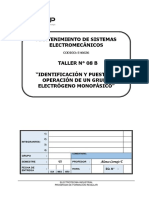 Identificación y Puesta en Operación de Un Grupo Electrógeno Monofásico.