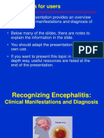 Diagnosis of Encephalitis