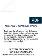 Doctrinas Filosoficas