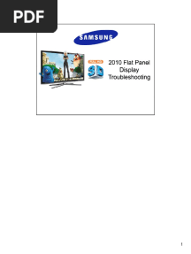 Fallas y Soluciones en Paneles SAMSUNG PDF