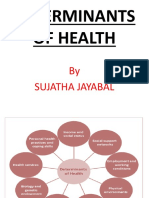 Determinants of Health: by Sujatha Jayabal