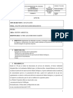 Acta Inactivacion de Fluidos Biologicos