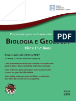 Folheto Biol. e Geol. 10.o 11.o Anos Enunciados e Resolucoes 2012 2017