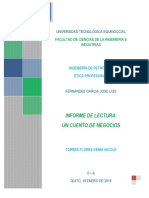 Informe de Lectura Cuento de Negocios PDF