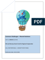 Common Challenges - Shared Solutions: Call No. 2018-01 (Call-ID)