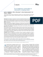 Drinking Water Quality in Indigenous Communities in Canada and Health Outcomes: A Scoping Review