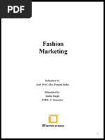 Fashion Marketing and Merchandising