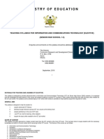 Ict Elective Syllabus