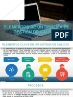 Elementos de Un Sistema de Gestión de Calidad