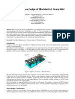 A Case Study On Design of Modularized Pump Skid