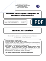 Prova de Residência Multiprofissional em Medicina Veterinária - UFU 2017