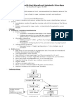 Care of Patient With Nutritional and Metabolic Disorders