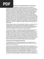 10 Características Generales de La Psicopatología Infantil y de La Adolescencia (Autoguardado)