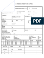 Welding Procedure Specification: ST ND