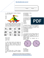 Simulado/atividade 18 de Matemática para 4º e 5° Ano