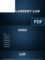 Beer-Lambert Law: - 17PHY201 Darshan Bhansali - 17PHY215 Swapnil Agnihotri