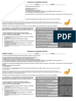 Evaluación 3 Eso Biología