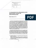 René Kaës - La Transmisión de La Vida Psíquica Entre Generaciones: Aportes Del Psicoanálisis Grupal