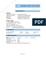 MSDS Alcohol Swab