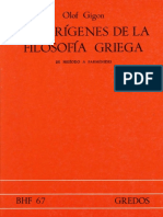 Los Orígenes de La Filosofía Griega - Olof Gigon