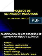 Procesos de Separacion Mecanicos