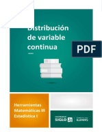 Distribución de Variable Continua PDF