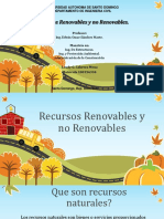 Recursos Renovables y No Renovables