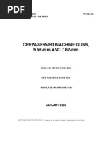 Military Us Army FM 3 22 68 Machine Guns