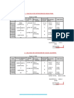 Memoria de Calculo Instalacion de Agua Fria