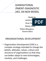 Organisational Development-Diagnostic Strategies, Six Box Model