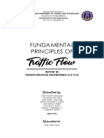 Fundamental Principles Of: Traffic Flow