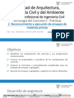 Reconocimiento y Ejecucion de Ensayos de Materias Primas