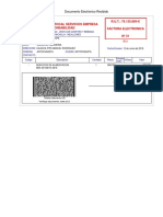 R.U.T.: 76.135.809-K Factura Electronica #31 Delsi Sanchez Berrocal Servicios Empresa Individual de Responsabilidad