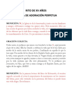 XV Años - Guión para La Misa - Revisión