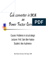 Course: Problems in Circuit Design Lecturer: Prof. Sam Ben-Yaakov Student: Alex Kushnerov