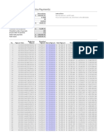 Loan Calculator With Extra Payments: Enter Values Instructions