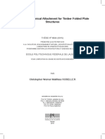 Integral Mechanical Attachment For Timber Folded Plate