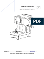 Unicos URK-700 Keratometer - Service Manual