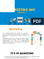 Marketing Mix - PRODUCT