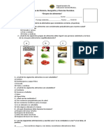 Prueba de Ciencias Grupos de Alimentos